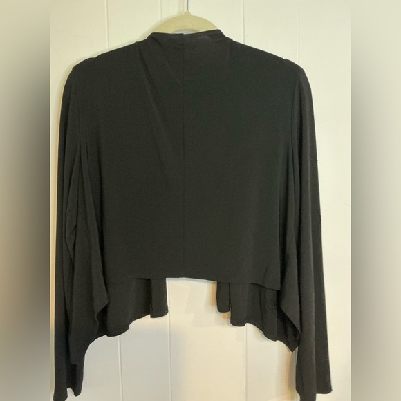 Black Open Front Cardigan XL - Picture 5 of 5